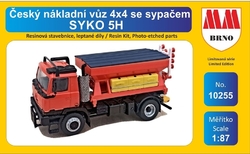 Český nákladní vůz 4x4 se sypačem SYKO 5H (stavebnice)