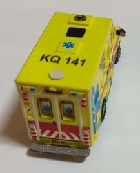 Pražská sanitka typ II. číslo KQ 141 (model)