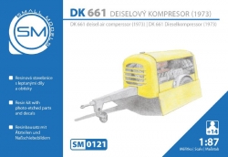 DK 661 dieselový kompresor  r.1973 (stavebnice)