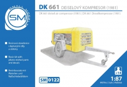 DK 661 dieselový kompresor  r.1981 (stavebnice)