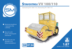 Stavostroj VV 100/110 silniční vibrační válec (stavebnice 1:87)