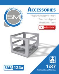 Přepravky na pivo - typ 4 (stavebnice 6 ks)