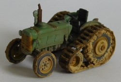 Zetor super polopás bez kabiny zelený (patina model)