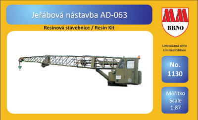 Jeřábová nástavba AD-063 (stavebnice 1:87)
