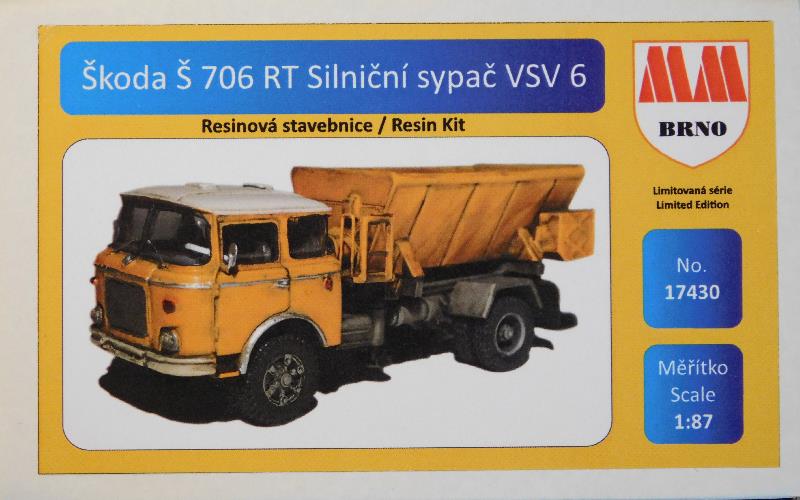 Škoda Š 706 RT silniční sypač VSV 6 (stavebnice)