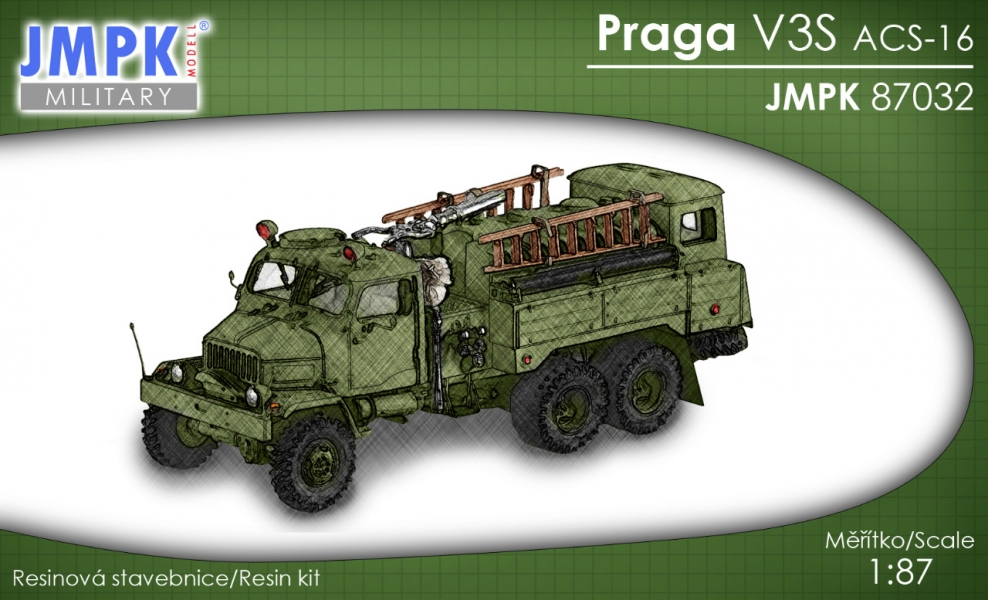 Praga V3S ACS-16 CAS - ČSLA - stavebnice