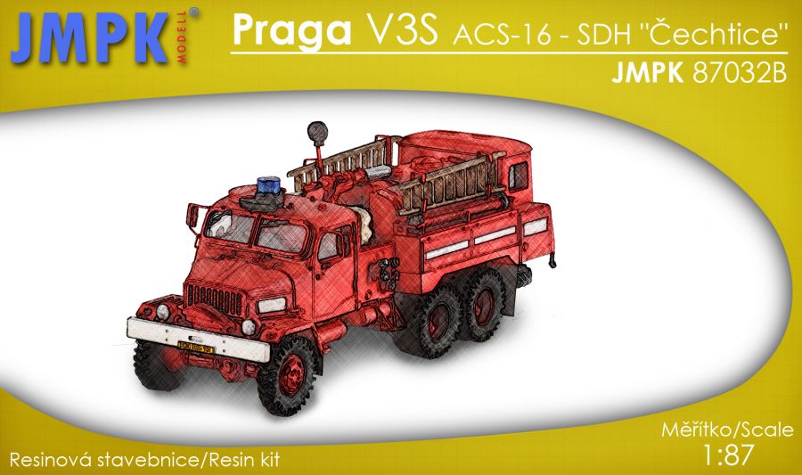 Praga V3S ACS-16 SDH Čechtice - stavebnice