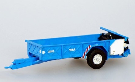 RUR-5-Rozmetadlo za traktor modrý (model)