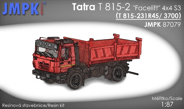 Tatra T 815-2 Facelift 4x4 S3  - stavebnice
