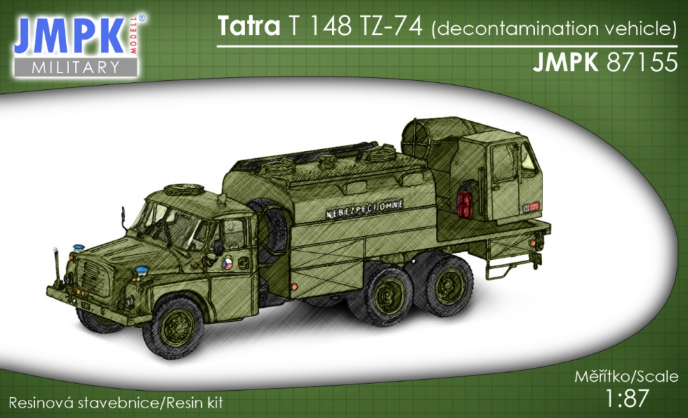 Tatra T 148 TZ-74 dekontaminační vozidlo (stavebnice)