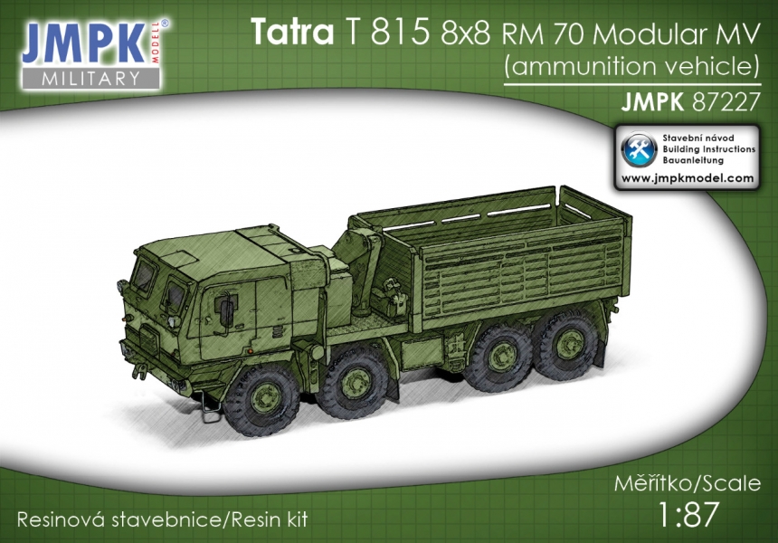 Tatra T 815 RM 70 Modular MV (stavebnice 1:87)