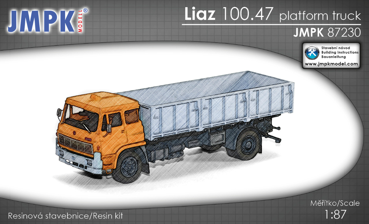 LIAZ 100.47 valník (stavebnice)