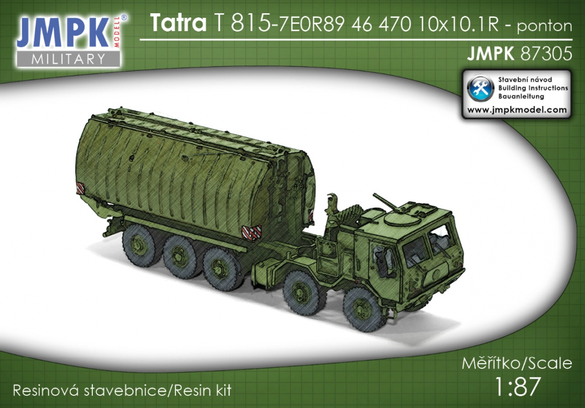 Tatra T 815-7 10x10 ponton PMS1 (stavebnice 1:87)