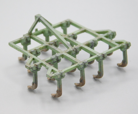 FORTSCHRITT B365A těžký kultivátor zelený patina (3D tisk model)