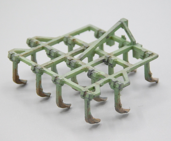 FORTSCHRITT B365A těžký kultivátor zelený patina (3D tisk model)