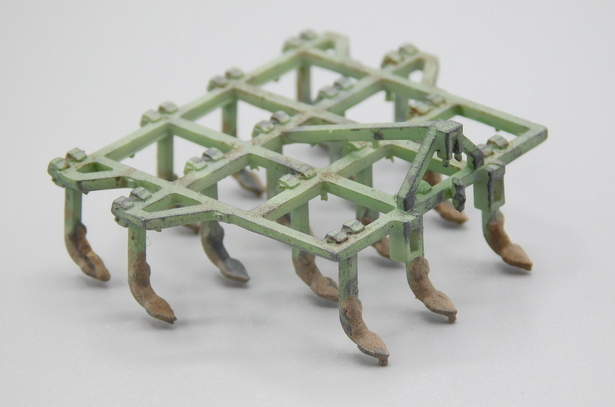 FORTSCHRITT B365A těžký kultivátor zelený patina (3D tisk model)