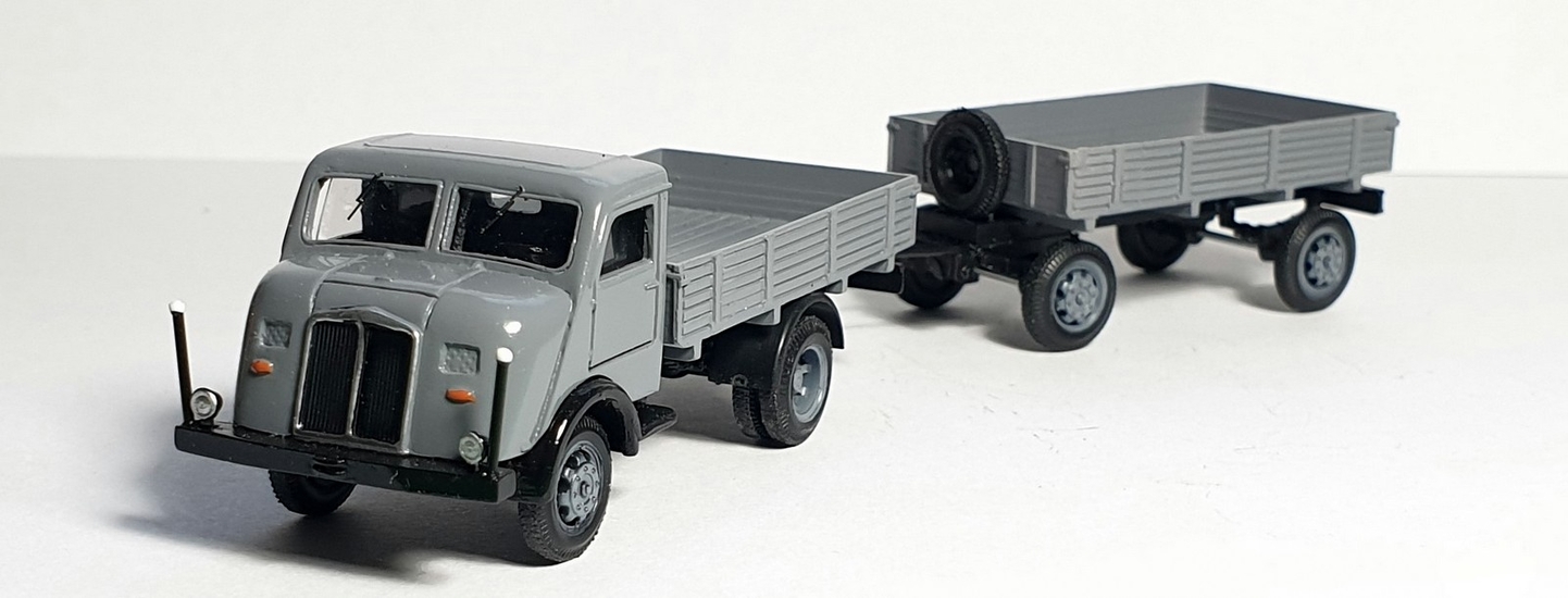 Horch H3 nákladní auto s přívěsem
