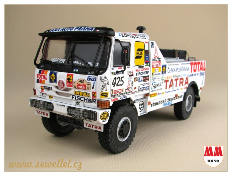 TATRA T 815-2 ZE R55 4x4.1 „PUMA“, vítěz Rally Paris-Dakar 2001 (model)