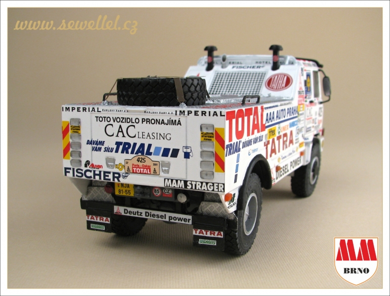 TATRA T 815-2 ZE R55 4x4.1 „PUMA“, vítěz Rally Paris-Dakar 2001 (model)