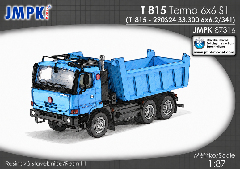 T 815 Terrno 6x6 S1 - stavebnice
