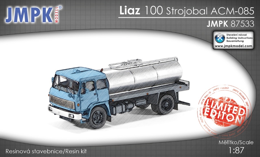 Liaz 100 Strojobal ACM-085 (stavebnice)