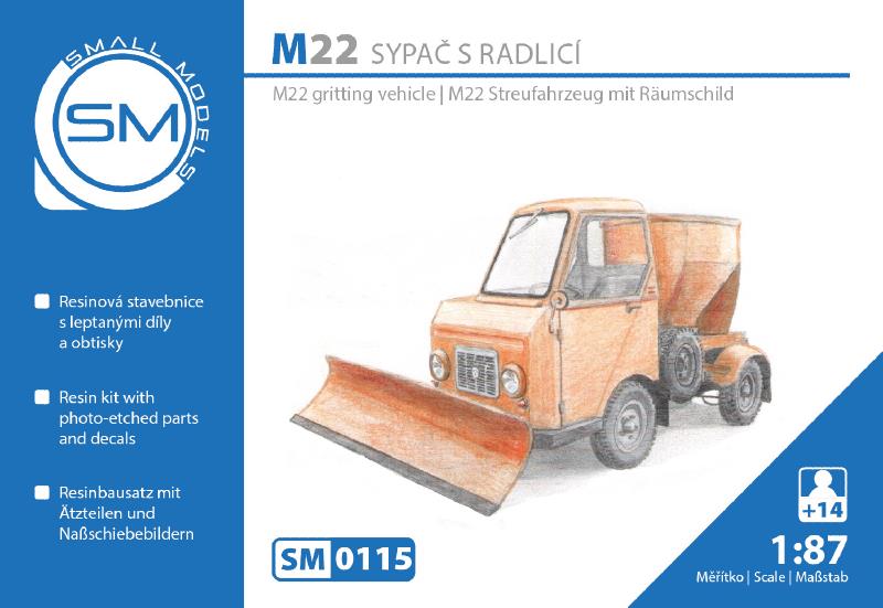 M 22 sypač s radlicí (stavebnice)