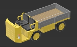 Bateriový vozík WNA 1320 (3D tisk stavebnice)