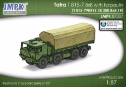 Tatra T 815-7 8x8 valník s plachtou (stavebnice)