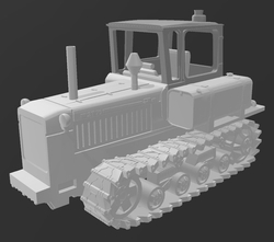 DT75 MW pásový traktor (3D tisk stavebnice)
